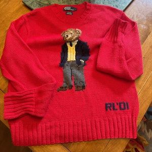 Vintage Ralph Lauren Polo Bear Sweater